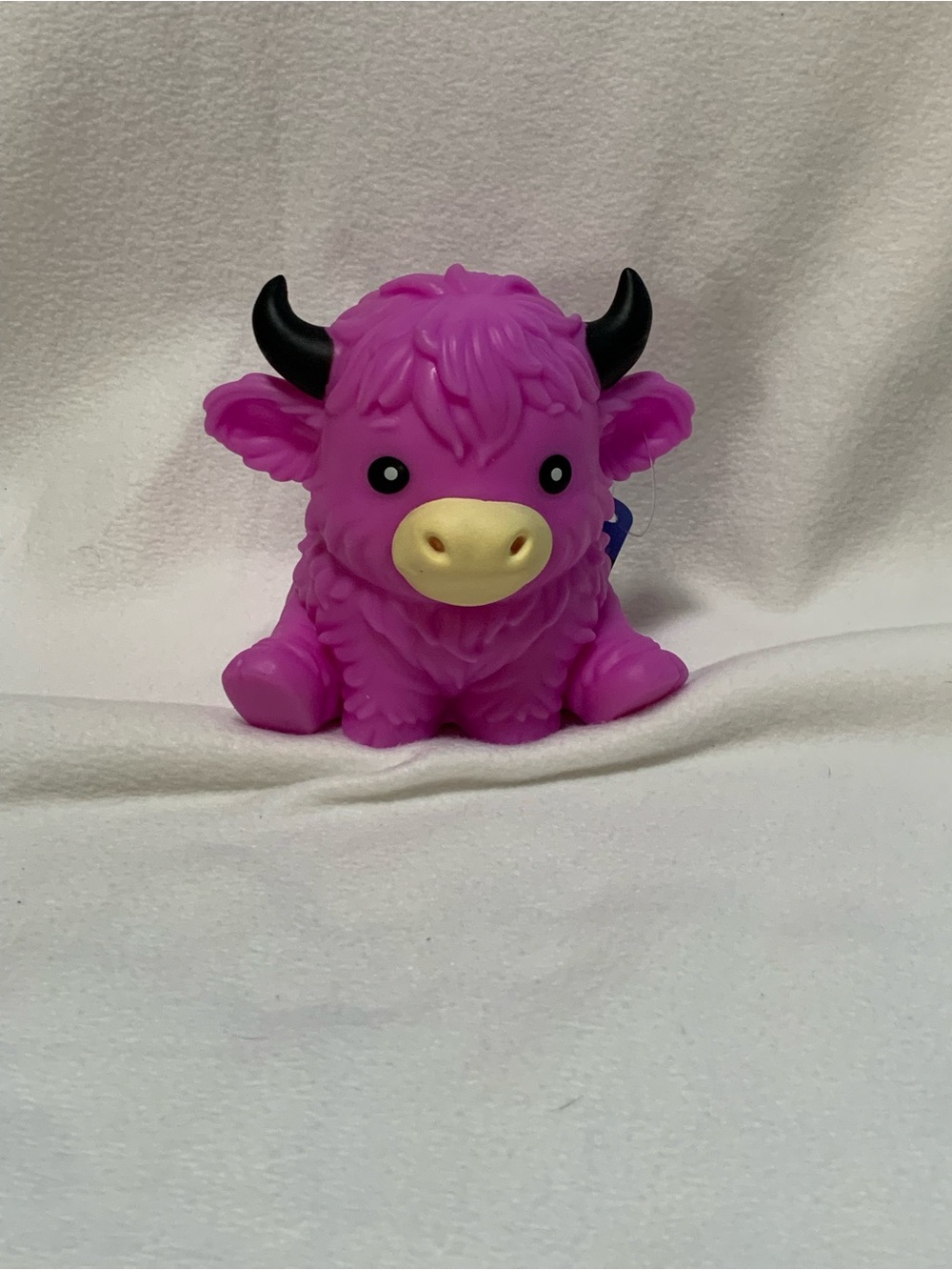 Purple Cute Highland Cow Squishy Toy